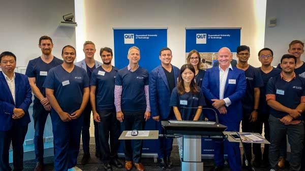 Group photograph from the QUASR launch at QUT