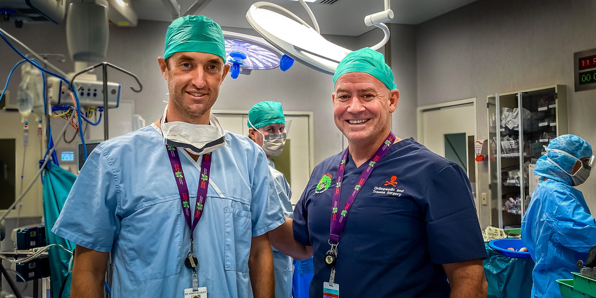 After a shoulder replacement procedure at Cairns Base Hospital