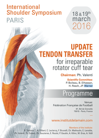 Programme for the International Shoulder Symposium in Paris