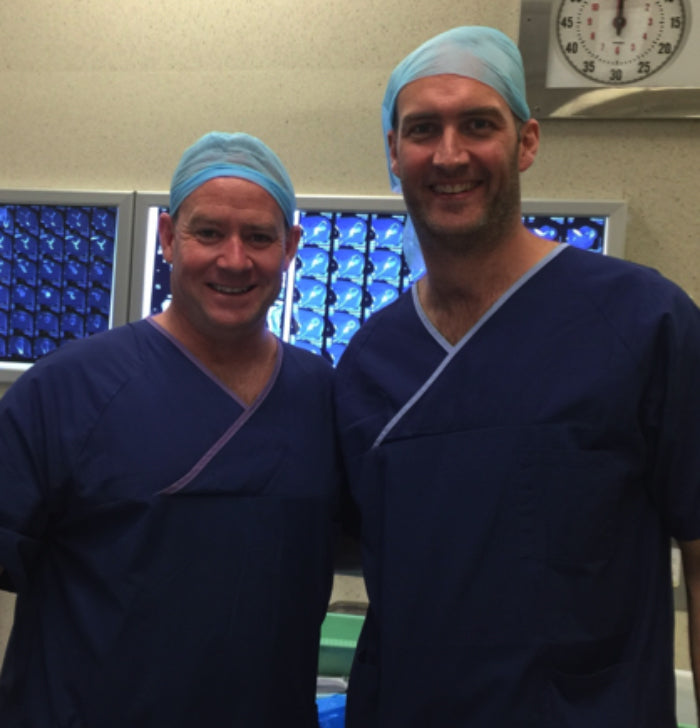 With Dr Richard Large of Mornington Orthopaedics