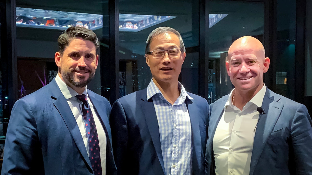 Kelly Macgroarty and Allan Wang at the Queensland Shoulder Society Scientific Meeting