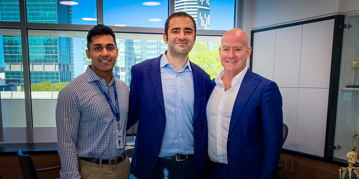 Dr Onur Oto visiting the Shoulder Clinic, with Dr Praveen Vijaysegaran