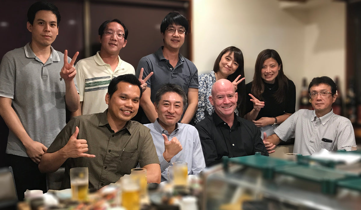 Dinner with Dr Hiro Sugaya and his team in Tokyo