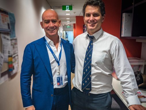 First day at work at the Mater Public Hospital