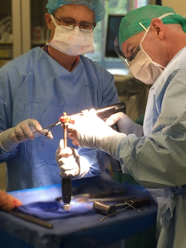 In theatre at Cairns Public Hospital
