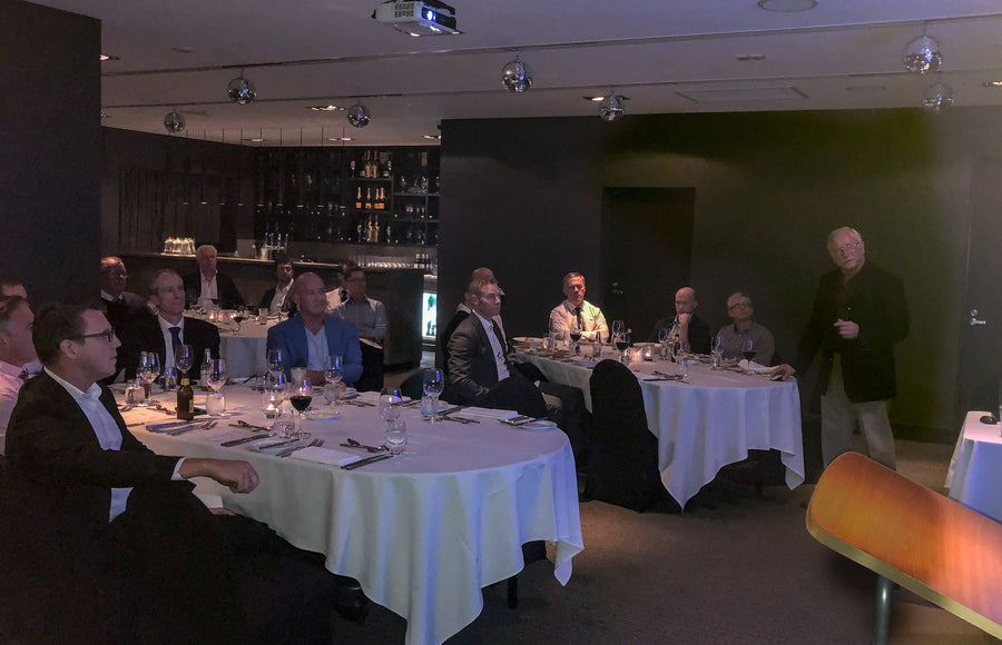 Dr Carl Basamania speaking in Brisbane on augmented glenoid design