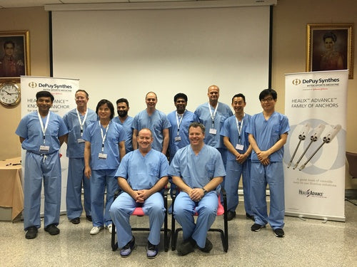 The Bangkok shoulder arthroscopy and arthroplasty course