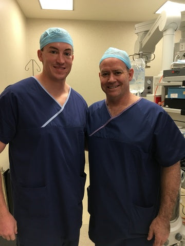 Medical student Peter Pantlin during his placement