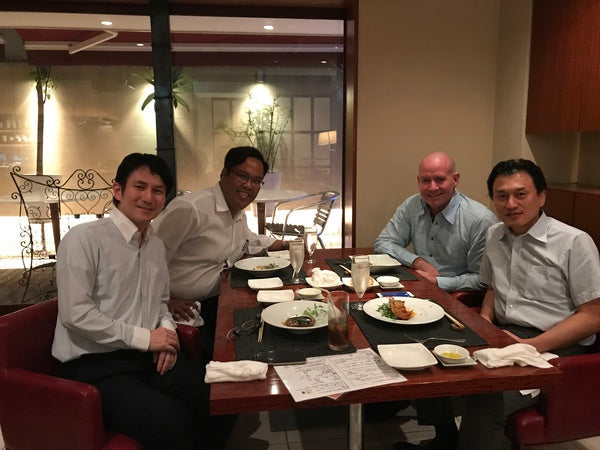 With Dr Teru Mihata at Osaka Medical College