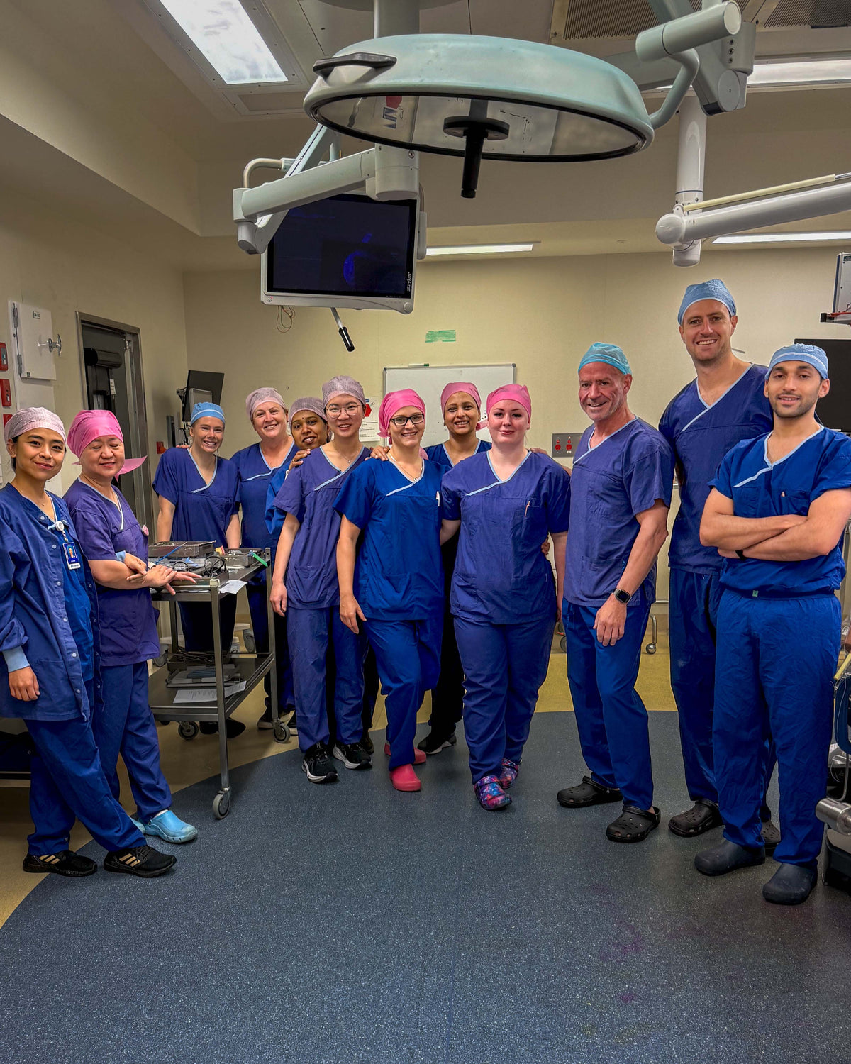 Saturday training session for nurses and fellows at St Andrew's War Memorial Hospital