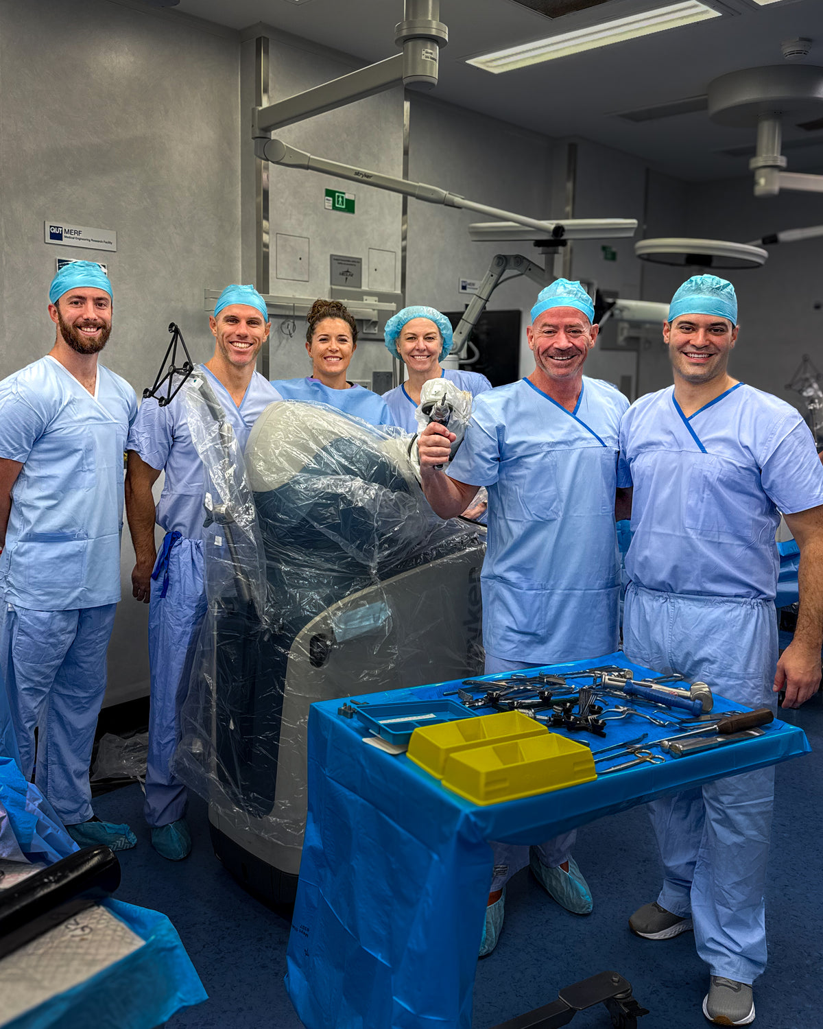 Practice session with Stryker's Mako surgical robot