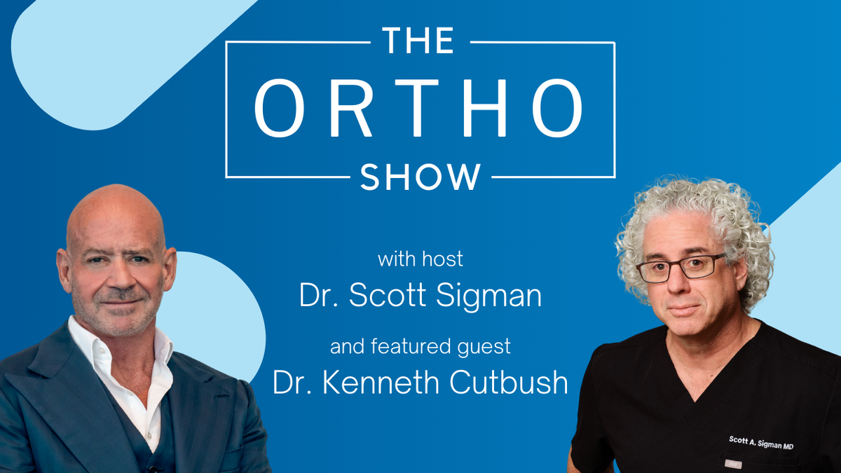 Dr Kenneth Cutbush as a guest on The Ortho Show podcast