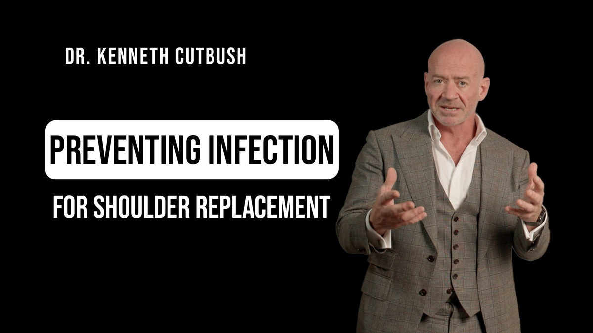 Dr Kenneth Cutbush discussing infection prevention in shoulder replacement surgery