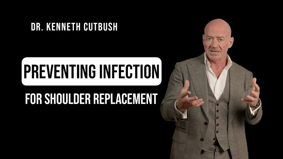 Dr Kenneth Cutbush discussing infection prevention in shoulder replacement surgery